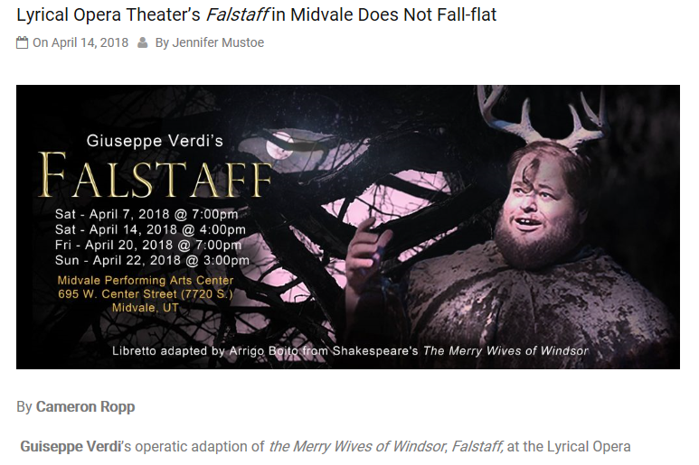 Falstaff review